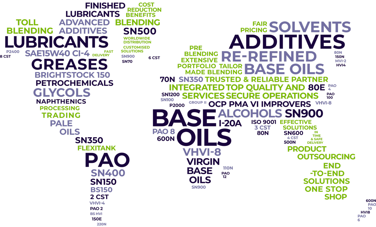 Shamrock Oils Global products and services